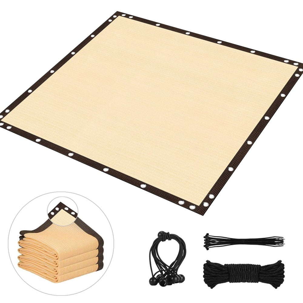 TOPCHANCES 70% Garden Shade Cloth, HDPE Mesh Tarp with Upgraded Grommets, UV-Resistant Outdoor Sun Shades for Greenhouse, Garden, Patio Plants, Pergola