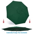 thumbnail image 1 of TOPCHANCES 9.8ft 8 Ribs Outdoor Patio Umbrella Canopy Cover, Replacement Cover Top, Green (Cover Only), 1 of 1