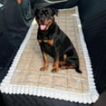 thumbnail image 1 of TOPCHANCES Car Rear Row Seat Cushion Cover Mat, Universal Car Back Seat Protector Pad for Dogs Pets, 24.8*54 inch (Light Brown), 1 of 9