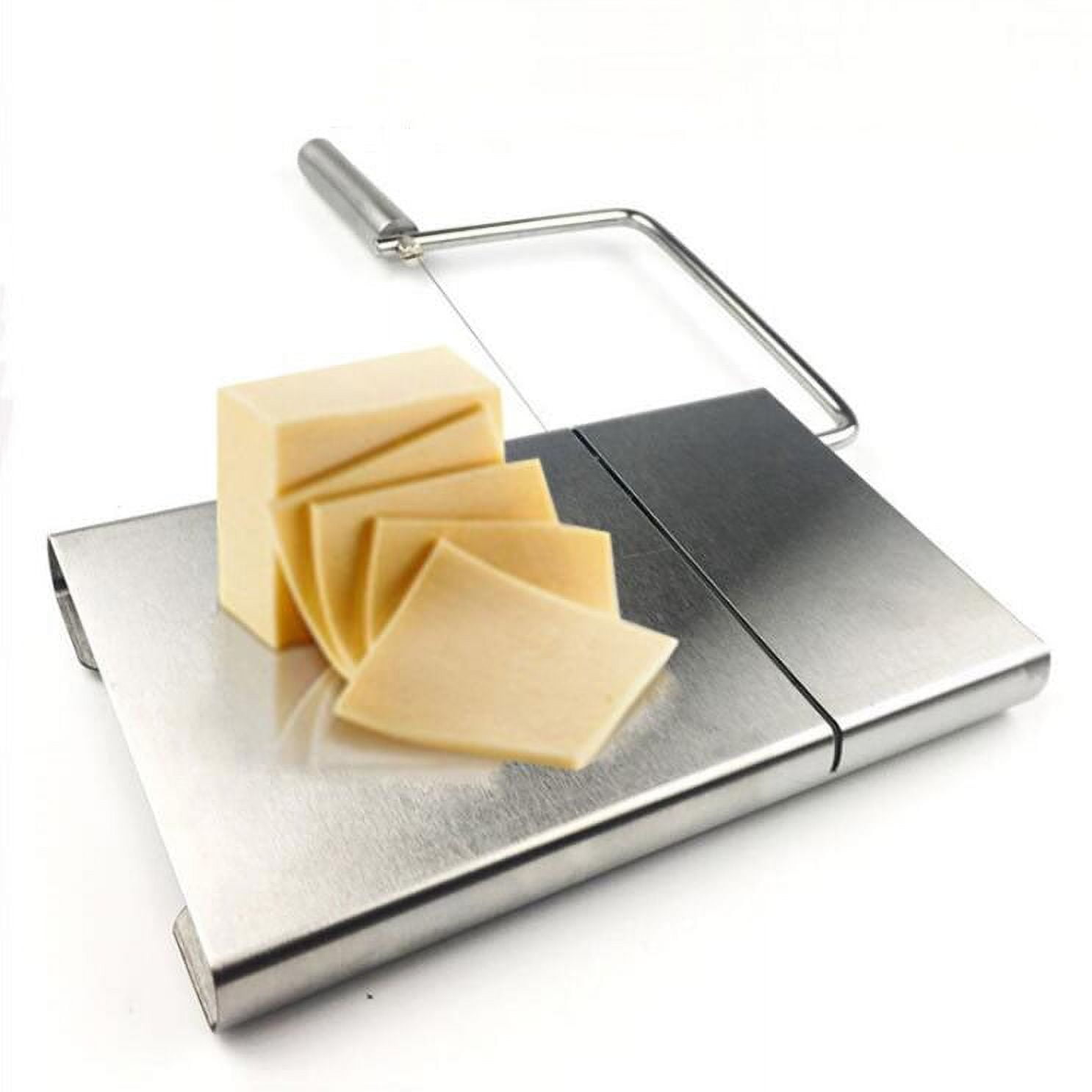TOPCHANCES Cheese Slicer, Stainless Steel Cheese Cutter, Wire
