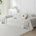 thumbnail image 1 of TOPCHANCES Chenille Couch Cover Sofa Slipcovers Towel Cover Couch Furniture Pet Protector Throws Blanket  (180*300cm, Grey), 1 of 7