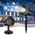thumbnail image 1 of TOPCHANCES Christmas Snowflake Projector Lights, Waterproof Moving Snowflake Light Indoor & Outdoor Landscape Spotlight for Home Garden Yard, Patio Decoration (White Snowflake), 1 of 11