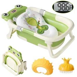 Joyivity Baby Folding Bath Seat Child Portable Shower Chairs with Suction Cup Infant Bath Chair Foldable Cushion for 6 Months Up Blue Walmart