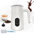 thumbnail image 1 of TOPCHANCES Electric Milk Frother, 4-in-1 Automatic Milk Steamer, 12oz/350ml Frother Machine Warm and Cold Frother for Coffee, Latte, Cappuccino, Hot (White), 1 of 9