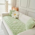 thumbnail image 1 of TOPCHANCES Fuzzy Couch Covers for Pets, Thickened Sofa Covers Furniture Protector Mat, Pet Bed Mat Couch Cover (Light Green, 90*210cm), 1 of 7