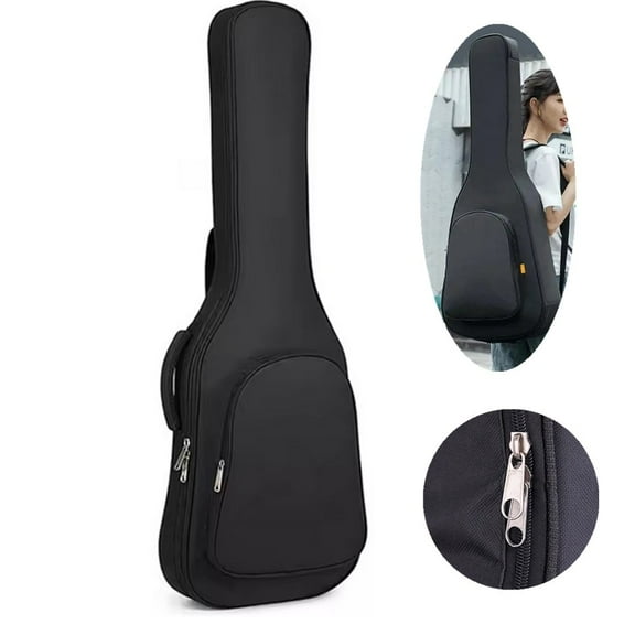 TOPCHANCES Guitar Bag Upgraded for 40 41 Inch Acoustic Guitar Gig Bag 10mm Thick Sponge Overly Padded Waterproof Guitar Case Soft Guitar Backpack Case