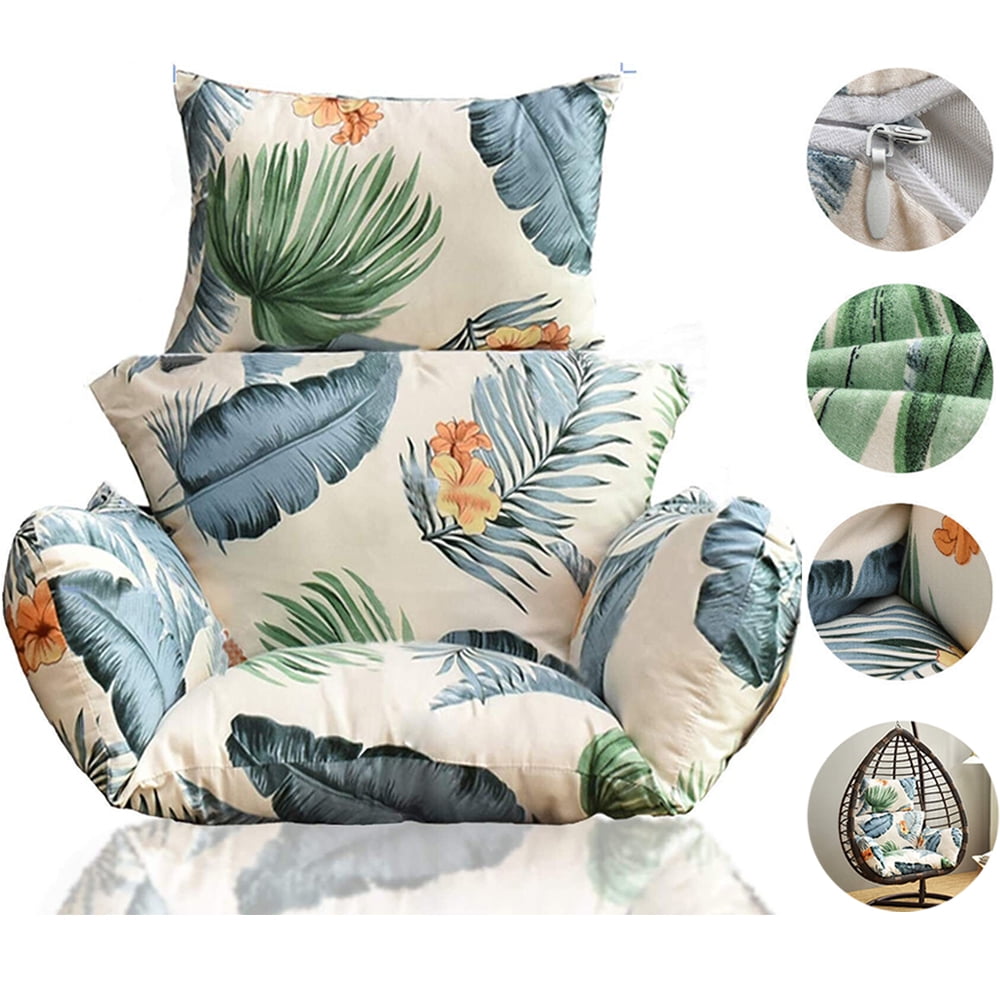 TOPCHANCES Hanging Chair Cushion, Foldable Swing Chair Cushion for