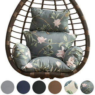 Egg Chair Cushion Replacement, Thicken Hanging Basket Chair Cushions, New  Avocado Green And Dark Blue Hanging Basket Seat Cushion, 8.1 Pound  Detachable Hanging Basket Seat Cushion With Headrest, Cushion Only - Temu