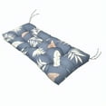 thumbnail image 1 of TOPCHANCES Indoor Outdoor Bench Cushion Water Resistant Wicker Sofa Swing Cushion, Garden Furniture Loveseat Lounger Seat Pad (51 x 19.6 inch, Leaf), 1 of 3
