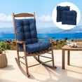 thumbnail image 1 of TOPCHANCES 2 Piece Rocking Chair Cushion Set with Non-Slip Ties, Swing Beach Cushion, Patio Chair Cushions, Seat Cushion + Back Cushion, 1 of 8