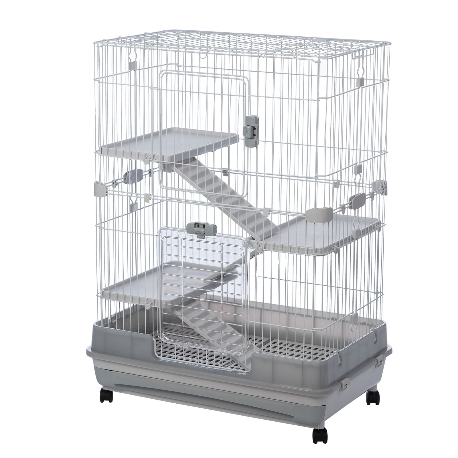TOPCHANCES Large Ferret Cage Chinchilla Rabbit Hamster Guinea Pig House Small Pets Home