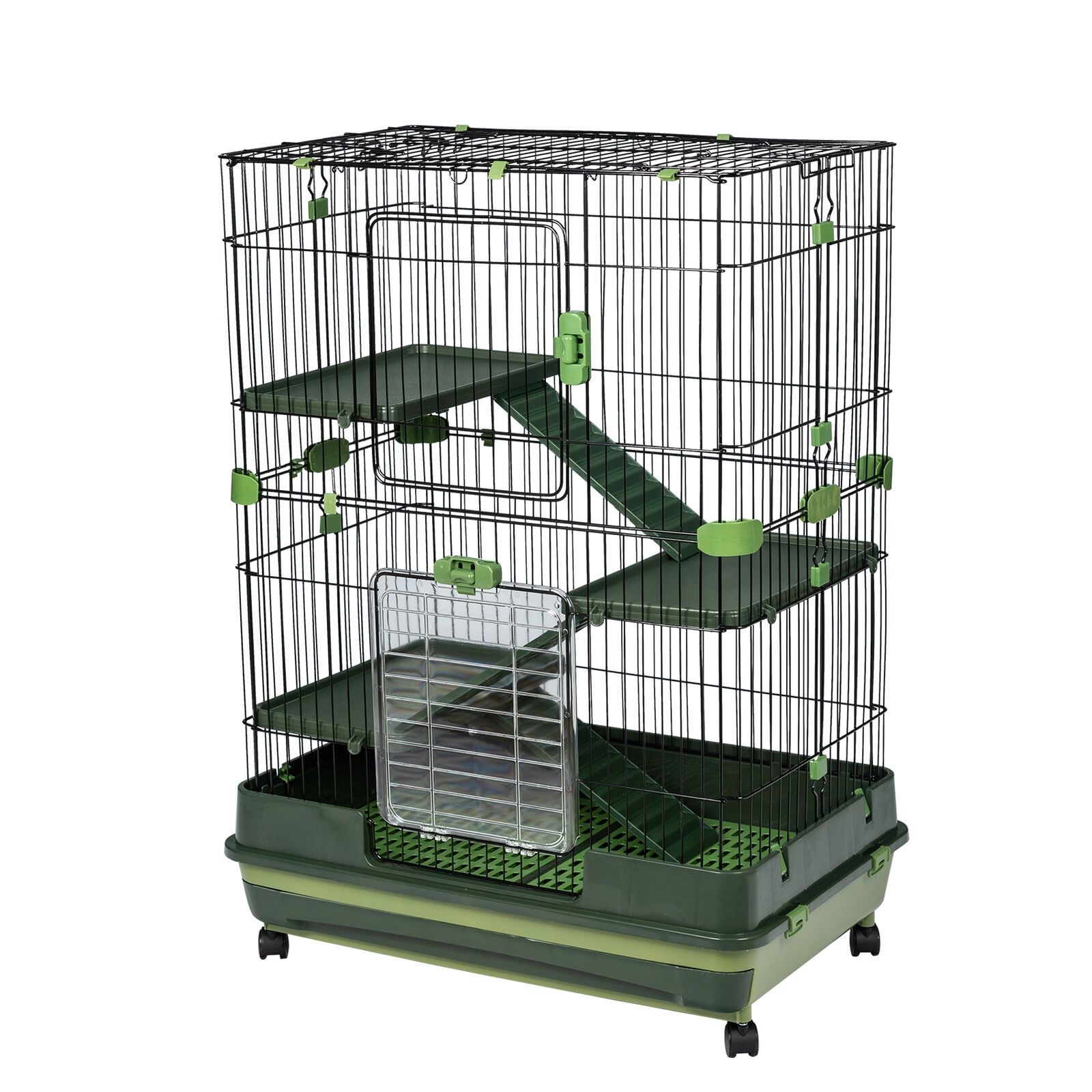 TOPCHANCES Large Ferret Cage Chinchilla Rabbit Hamster Guinea Pig House Small Pets Home