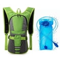 thumbnail image 1 of TOPCHANCES Lightweight Hydration Backpack, Running Backpack with 2L Water Bladder, Breathable Reflective Water Daypack for Hiking Running Cycling (Green), 1 of 9