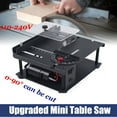 thumbnail image 1 of TOPCHANCES Mini Table Saw, 96W Hobby Table Saw for Woodworking, 0-90 Angle Cutting Portable DIY Saw, Speed Adjustable Multifunctional Table Saws, 1.38in Cutting Depth Mini Precision Table Saw, 1 of 10