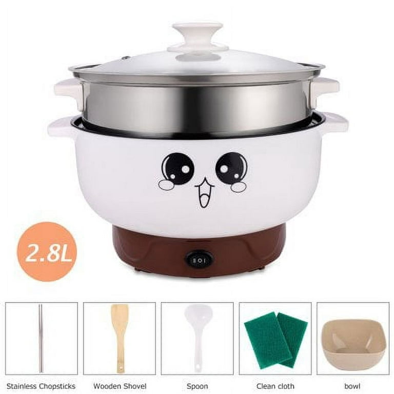 Multifunctional Electric Cooker Hot Pot Mini Non-stick Food Noodle