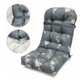 thumbnail image 1 of TOPCHANCES Outdoor Adirondack Chair Cushion with Ties, Water-Resistant Oxford Fabric High Back Rocking Chair Cushions (Pattern #B), 1 of 7
