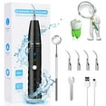 TOPCHANCES Plaque Remover For Teeth, Ultrasonic Tooth Cleaner Kit