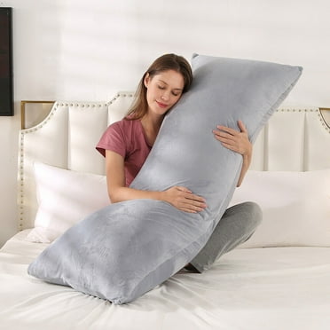 TOPCHANCES Pregnancy Pillow, Full Body Maternity Pillow for Side Sleeping with Removable Cover, 20x54 in, Gary