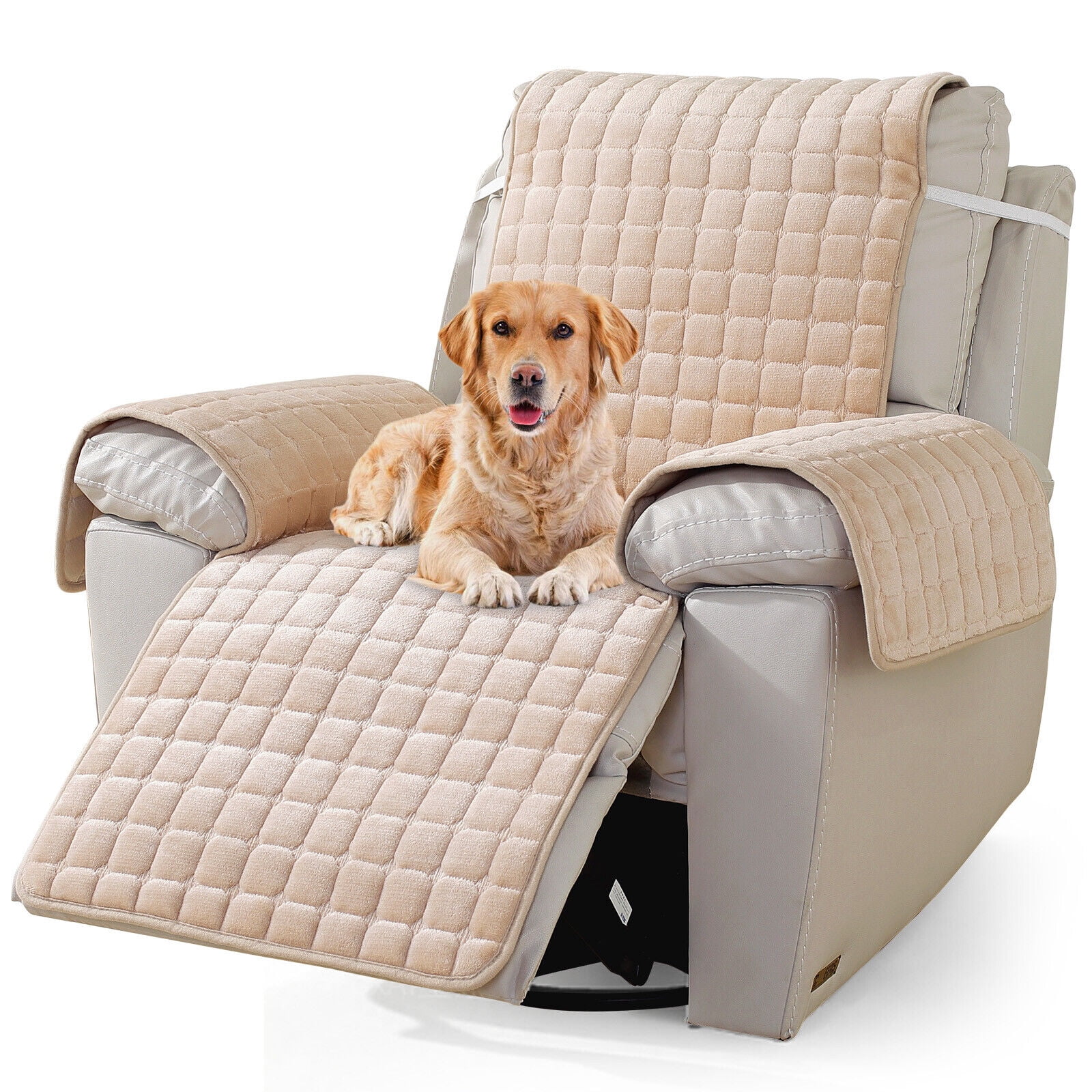 TOPCHANCES Recliner Chair Cover Couch Slipcover Pet Anti Slip Lounge ...