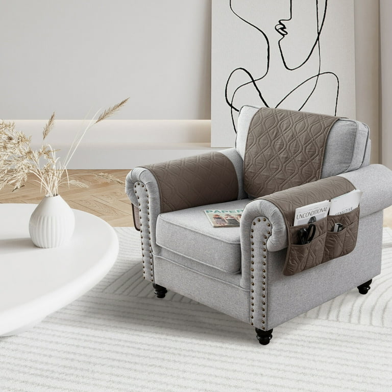 TOPCHANCES Recliner Chair Headrest Cover Waterproof Anti-Slip Sofa