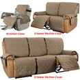 thumbnail image 1 of TOPCHANCES Recliner Cover, Waterproof Recliner Sofa Slipcover, Slip Proof Furniture Protector (Tan, Regular Armchair Cover), 1 of 9