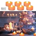 thumbnail image 1 of TOPCHANCES Remote Control Tea Lights, Flickering Flameless Tea Lights Battery Operated, for Home Wedding Decor and Seasonal Celebration, 6 Pack, Yellow Light, Dia 2.15'', H 1.5'', 1 of 11