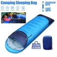 thumbnail image 1 of TOPCHANCES Sleeping Bag, 3 Season Waterproof Sleeping Bag Lightweight Compact Camping Gear for Adults Outdoor Camping Traveling, fits -4°F ~ 68°F, 4.9LBS (Blue), 1 of 11