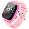 thumbnail image 1 of TOPCHANCES Smart Watch for Kids, 1.54" 4G Smartwatch with LBS GPS Tracker, Video Call, Bump-to-Friend, SOS, Camera, Games, Kids Watch Birthday Educational Gift for Age 3-15 Boys Girls, Pink, 1 of 8