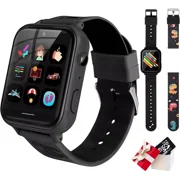 TOPCHANCES Smart Watch for Kids, Kids Smartwatch with Two-way Call 10 Games Camera Music Player SOS, Birthday Educational Gift for Age 3-14 Boys Girls, Black