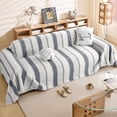 thumbnail image 1 of TOPCHANCES Sofa Slipcovers, Couch Throws Blanket for 3 4 Seats Sofa, Sectional Couch Covers for L Shaped Couch (71"x 150", Gray), 1 of 11