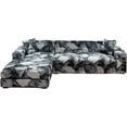 thumbnail image 1 of TOPCHANCES Stretch Couch Covers, L Shape Sofa Slipcovers for 3 + 3 Seaters Sectional, Furniture Protector Cover Home Decor, 1 of 8