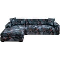 thumbnail image 1 of TOPCHANCES Stretch Couch Covers, L Shape Sofa Slipcovers for 3 + 3 Seaters Sectional, Furniture Protector Cover Home Decor, 1 of 8