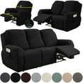 TOPCHANCES Stretch Recliner Sofa Covers, Jacquard Fabric Armhair