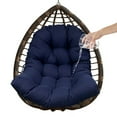 thumbnail image 1 of TOPCHANCES Swing Chair Cushion, Patio Chair Cushion for Hanging Egg Chair, Waterproof Hanging Egg Chair Pad ( Navy Blue ), 1 of 9