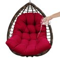 thumbnail image 1 of TOPCHANCES Swing Chair Cushion, Patio Chair Cushion for Hanging Egg Chair, Waterproof Hanging Egg Chair Pad ( Wine Red ), 1 of 8