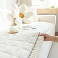 thumbnail image 1 of TOPCHANCES Thickened Plush Couch Covers, Couch Mattress Protector Furniture Protector, Pet Mat Bed Couch Cover, 70x150 cm, Milky White, 1 of 8