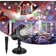 thumbnail image 1 of TOPCHANCES Upgraded Christmas Projector Lights LED Colorful Snowflakes Landscape Lights For Xmas Party Outdoor Indoor Decoration, 1 of 14