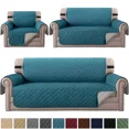 thumbnail image 1 of TOPCHANCES Waterproof Sofa Cover, Reversible Quilted Couch Cover Non Slip Furniture Protector Slipcover for Pets (Loveseat Cover, Deep Blue), 1 of 14