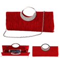 thumbnail image 1 of TOPCHANCES Women Luxury Rhinestone Satin Evening Bag Elegant Clutch Purse Handbag for Wedding Party, 1 of 9