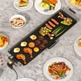 thumbnail image 1 of TOPCOMFY 27 Inch Electric Griddle, Adjustable Temperature, Non-Stick Surface, Efficient Oil Management, Portable Design for Indoor and Outdoor Cooking, 1 of 5