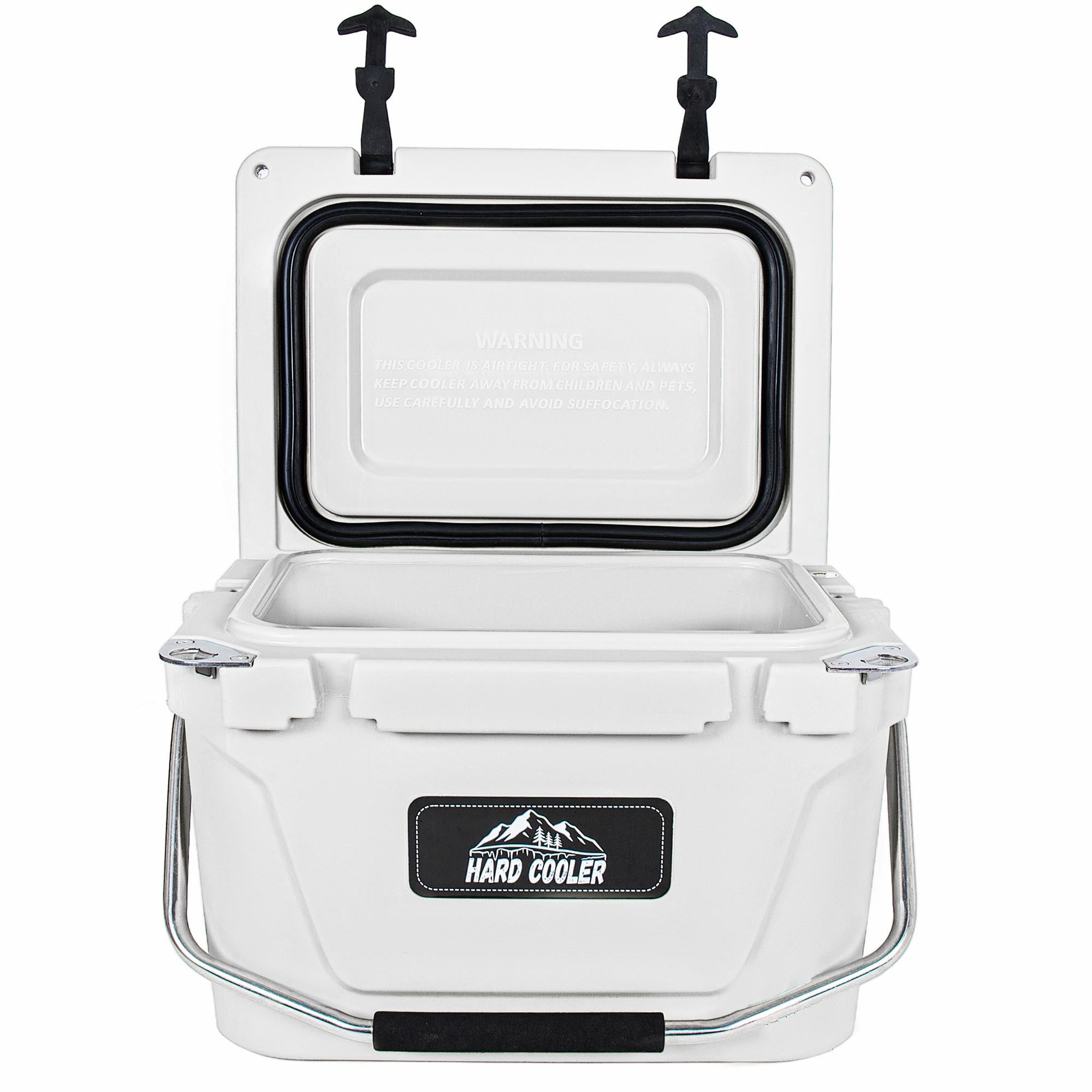 TOPCOMFY Cooler 20 QT Ultra Tough Hard Shell Ice Chest Portable Durable Cooler for Outdoor Adventures Work Beach and Boating