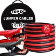 thumbnail image 1 of TOPDC 16" 6 Gauge Automotive Jumper Cable, 3.91 lbs, 1 of 5