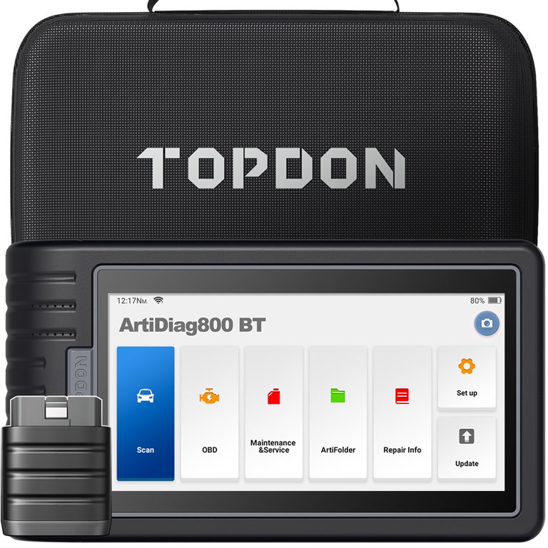 TOPDON Kabelgebunden, ArtiDiag800BT OBD2 Diagnosegerät mit Alle  Systemdiagnosen &28 Servicefunktionen, mit bluetooth, Öl-Reset/  IMMO/EBP/SAS/TPMS, 2GB RAM, Schwarz, Android 10.0 : : Auto &  Motorrad