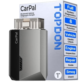 TOPDON Carpal OBD2 Scanner, Bluetooth Diagnostic Tool for Ios & Android, All System Car Code Reader, 6 Maintenance Services, Smog Check