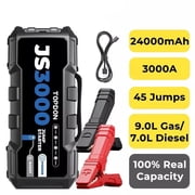 TOPDON JS3000 12V 3000A Jump Starter, Battery Booster for 9L Gas & 7L Diesel, Portable Car Battery Charger
