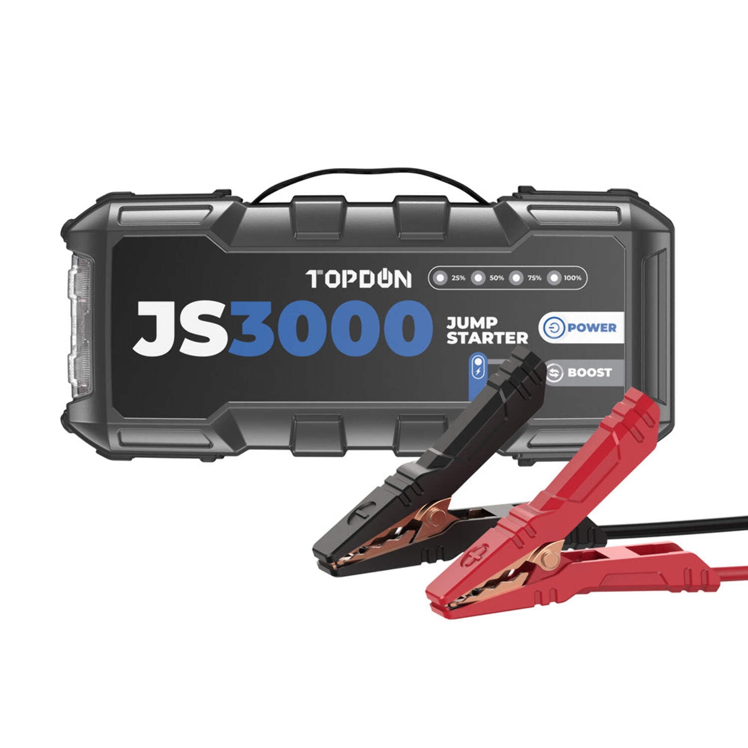 TOPDON JumpSurge3000 - 3000 Peak Amp Battery Jump Starter, Power Bank, & Flashlight