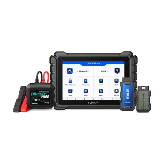 TOPDON ONE Plus - Professional 10.1" Automotive Diagnostic Tool, J2534 Programming, 2 Years of Updates Included