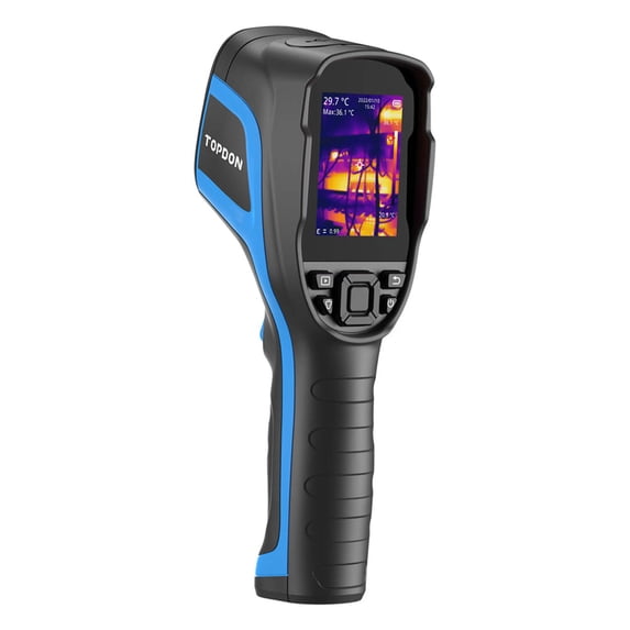 TOPDON TC004 - Thermal Imaging Camera, 256 x 192 IR High Resolution 12-Hour Battery Life Handheld Infrared Camera with PC Analysis and Video Recording Supported, 16GB Micro SD Card