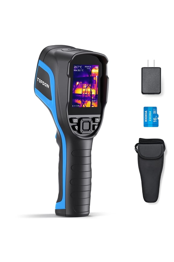 TC004 Thermal Imaging Camera 256 x 192 IR High Resolution 12-Hour Battery Life Thermal Camera Handheld Infrared Camera