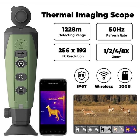 TOPDON Thermal Monocular Scope Video TS004, 256x192 50Hz, Recording for Hunting